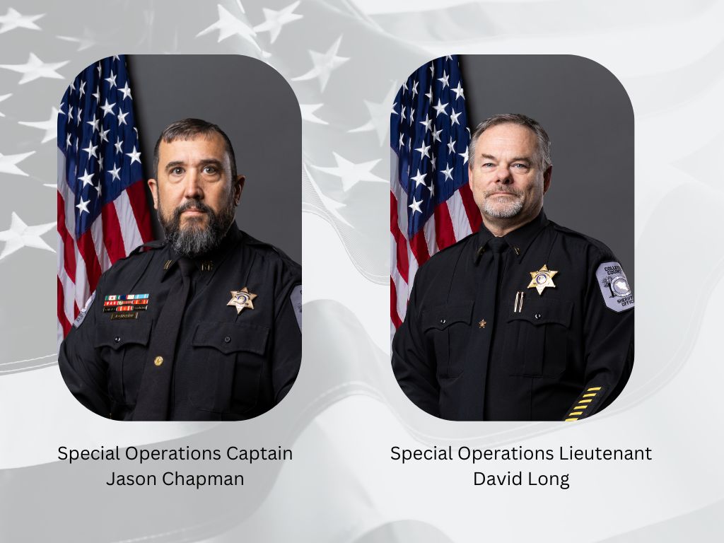 Captain Chapman and Lieutenant Long