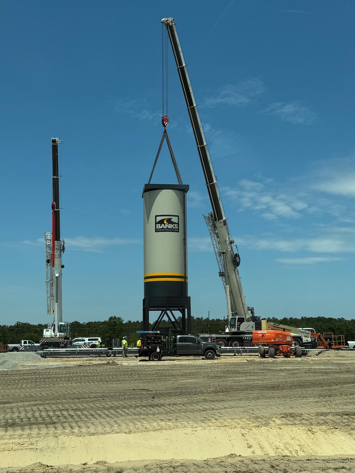 Banks Construction Asphalt Plant located in the Colleton County Venture Park