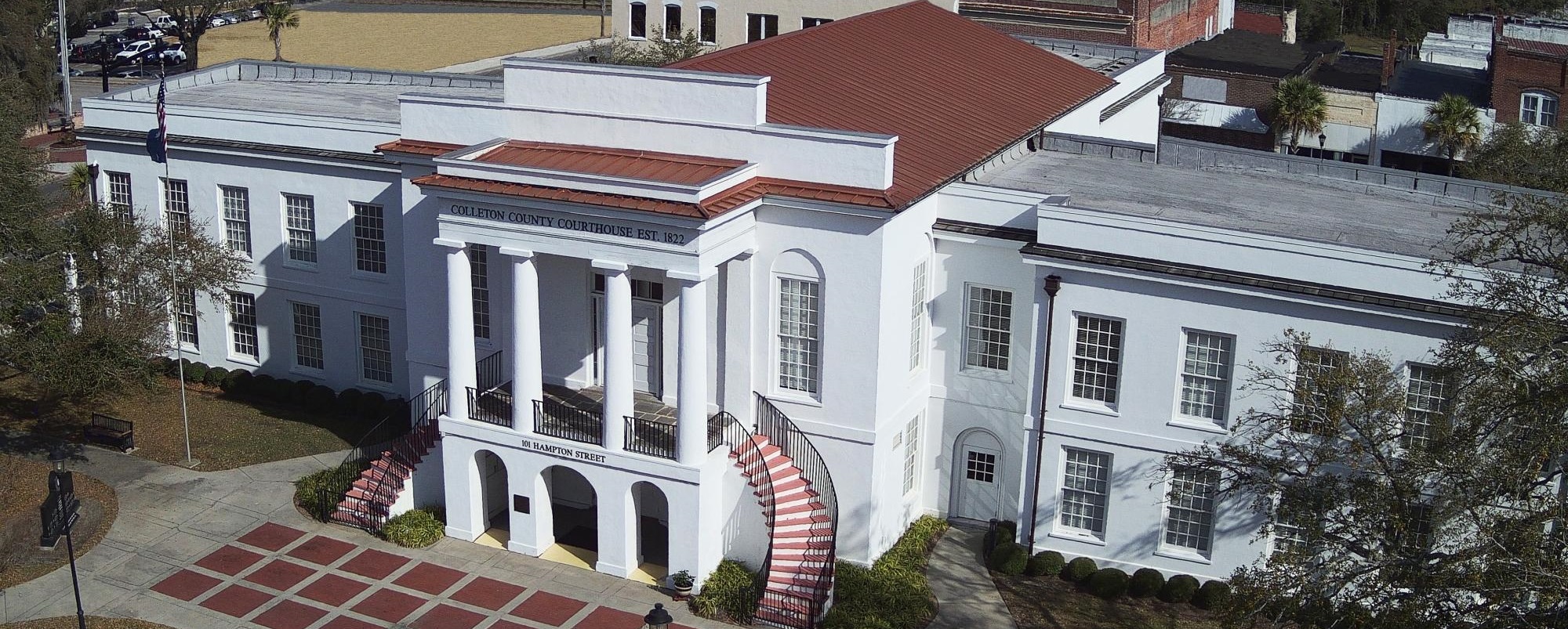 Aerial photo of Courthouse