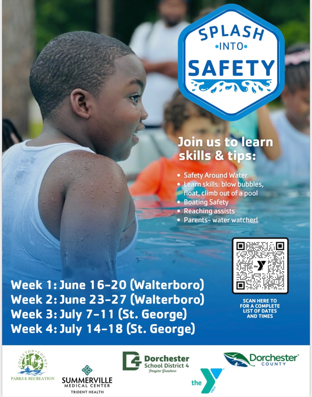 Splash into Safety Flyer